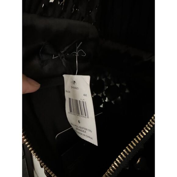 Zhivago Level Midi Dress in Black US6 - Picture 10 of 11